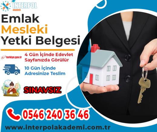 Emlak Mesleki Yeterlilik Belgesi - İnterpol Akademi