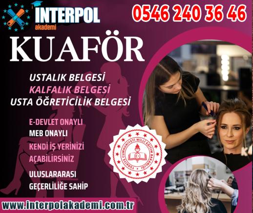 Kuaför Ustalık Belgesi - İnterpol Akademi